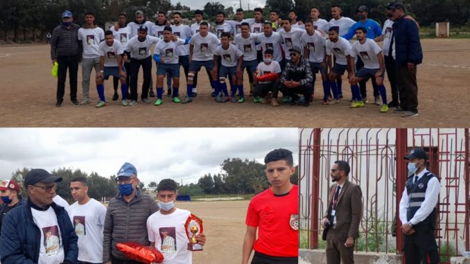 الــبئـر الـجــديـد// مباراة وحفل تأبين وفاءا وإكراما لروح المرحوم بوشعيب الشكيري بالملعب البلدي