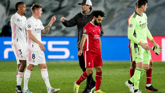 ليفربول يفشل أمام الريال وكلوب يحمل صلاح مسؤولية الإخفاق