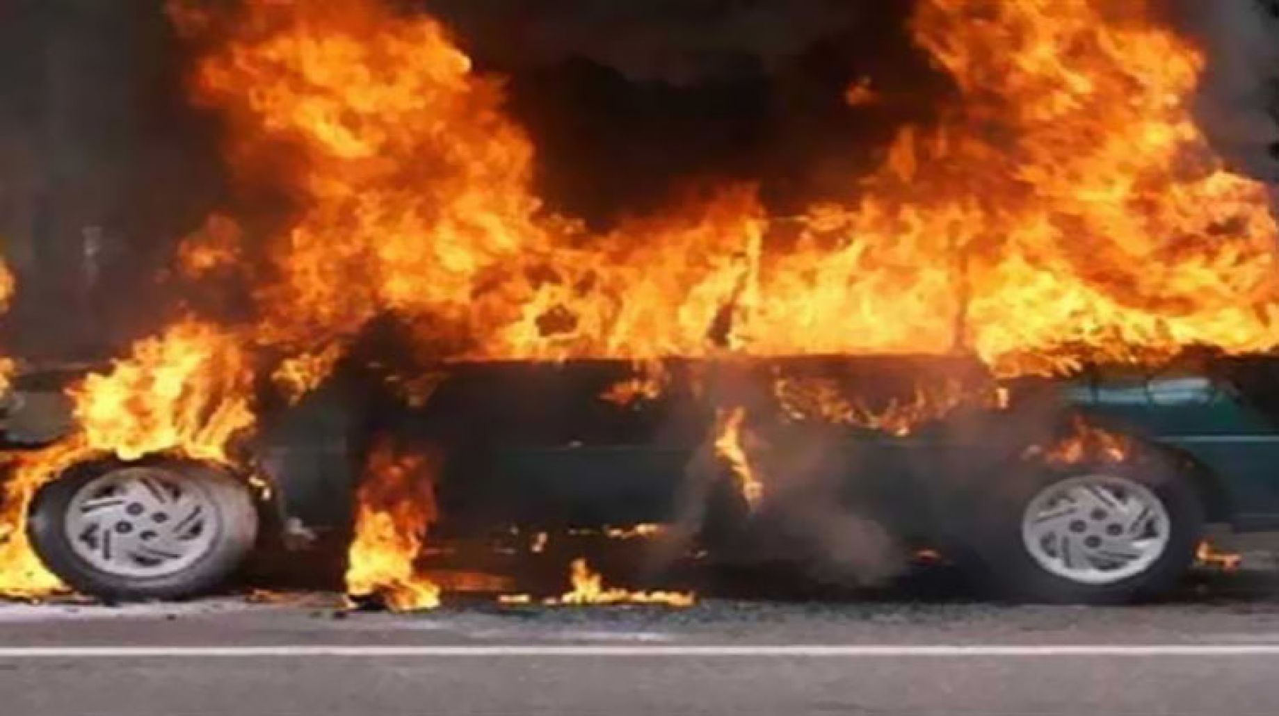 العثور على جثة مفحمة داخل سيارة محروقة باولاد غانم .