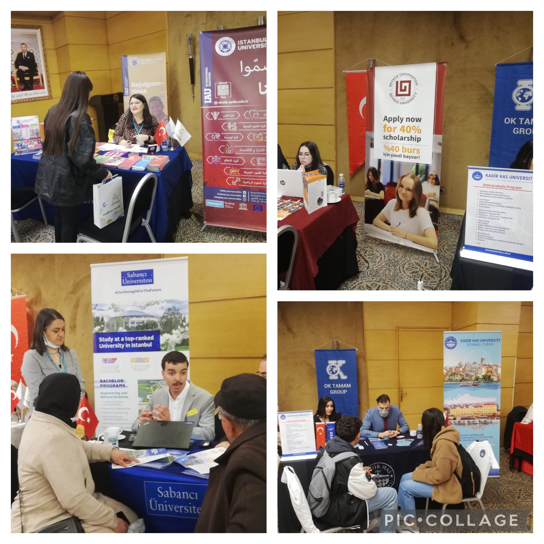 نجاح معرض الجامعات التركية بمدينة الدار البيضاء