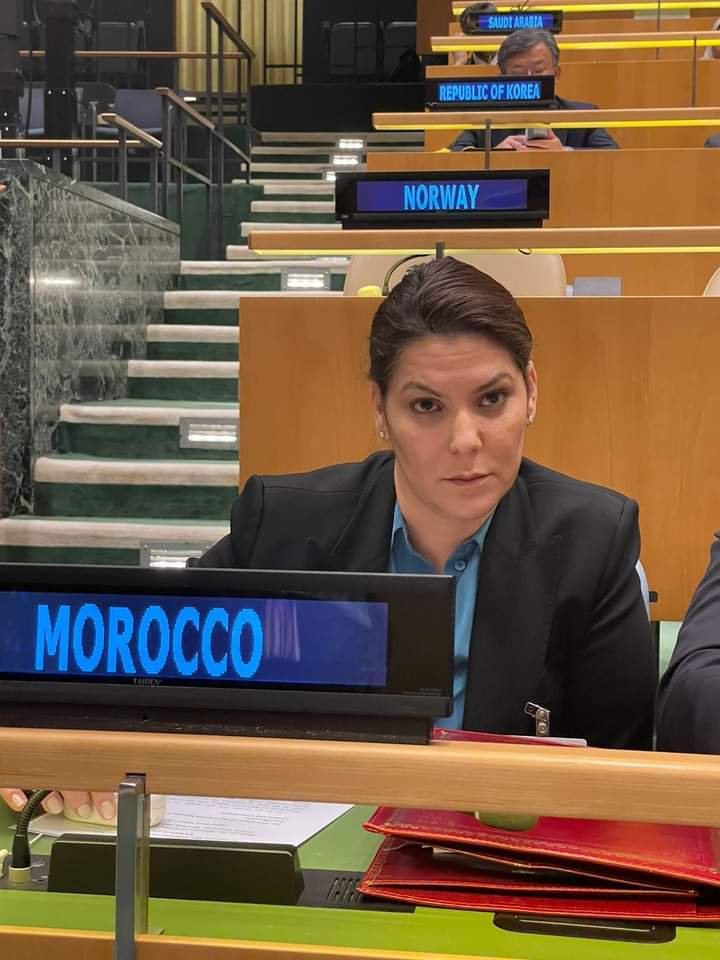 نيويورك:فاطمة الزهراء المنصوري عمدة مراكش تشارك في الاجتماع المخصص لتنفيذ الاجندة الحضرية الجديدة بمقر الجمعية العامة للامم المتحدة.