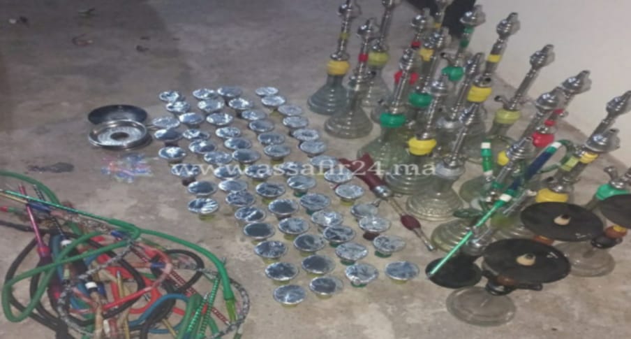 برشيد/جماعة سيدي رحال الشاطئ حملة مكثفة على مقاهي الشيشة