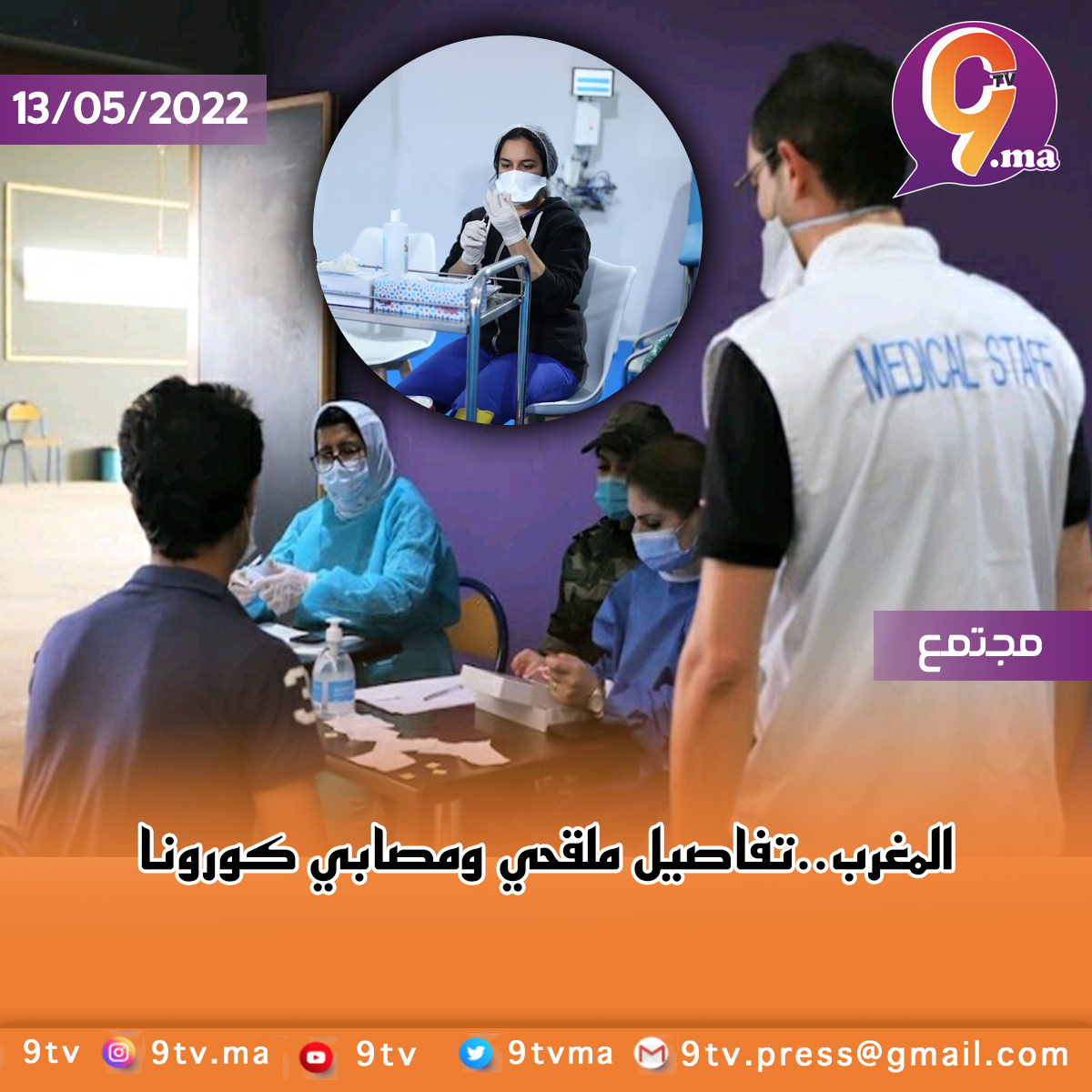 المغرب..تفاصيل ملقحي ومصابي كورونا