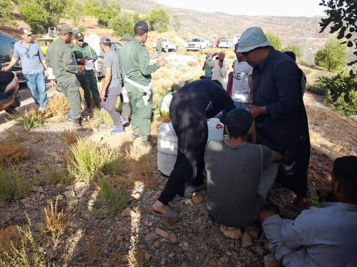 حريق بجبال إداوتنان.. والوقاية المدنية تسيطر على النيران