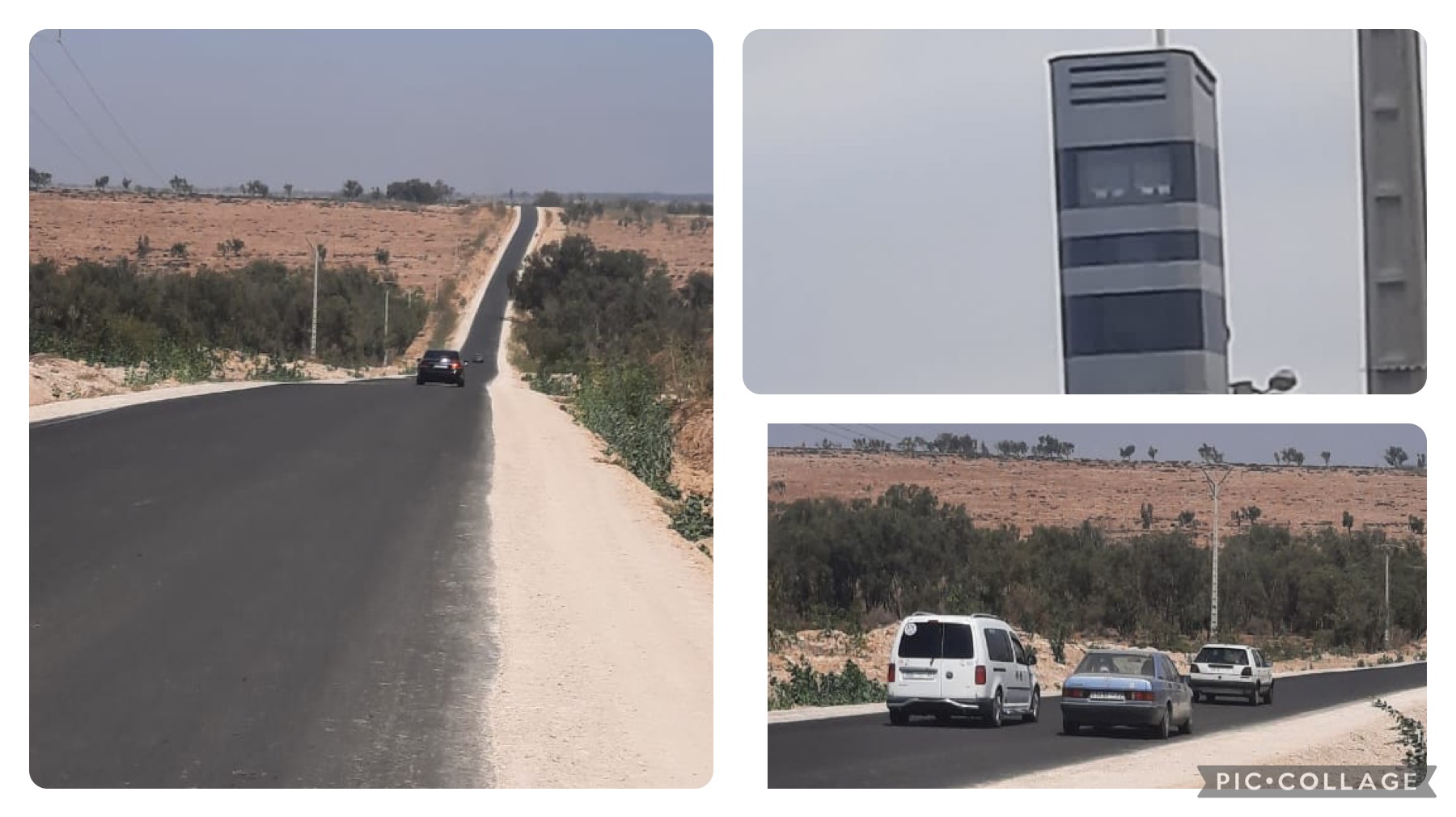 إصلاح الطريق الاقليمية 3430 يخلف استحسانا عند السائقين ويشكل خطرا على الراجلين