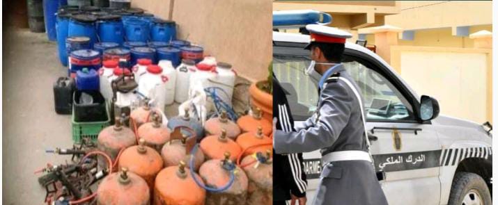 اشتوكة ايت باها : مداهمة مصنع سري لماء الحياة و حجز معدات بانشادن