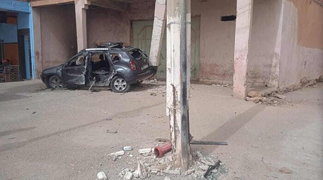 حادثة سير خطيرة تنهي حياة شخصين خلال اصطدامهم بعمود كهربائي بحي أزرو ضواحي أيت ملول