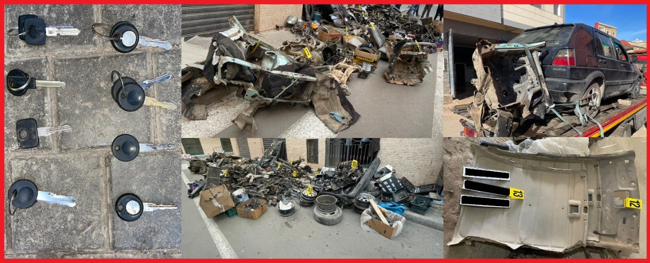 توقيف شخصين للاشتباه في ارتباطهما بشبكة إجرامية تنشط في سرقة السيارات.