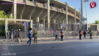 دخول سلس لجماهير الوداد قبل بداية مباراة فريقهم أمام هافيا كوناكري
