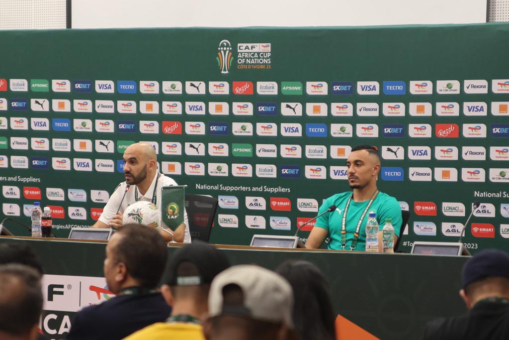 كأس امم افريقيا…هذا ما جاء في ندوة الرگراگي قبل لقاء الكونغو الديمقراطية