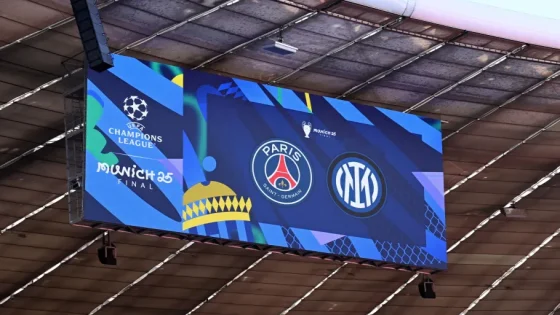 نهائي ناري بين باريس سان جيرمان وإنتر ميلان على لقب دوري أبطال أوروبا.