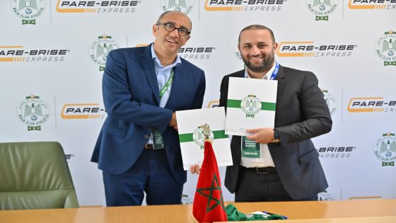 “بار بريز إكسبريس” شريك جديد لنادي الرجاء الرياضي.