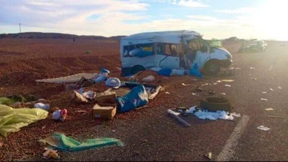 انقلاب سيارة للنقل المزدوج بطاطا يسفر عن إصابة ثمانية أشخاص