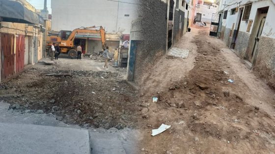 انطلاق أشغال تهيئة حي إحشاش يُنعش آمال الساكنة.. وجمعيات المجتمع المدني تُثمّن وتتعهد بالتعاون