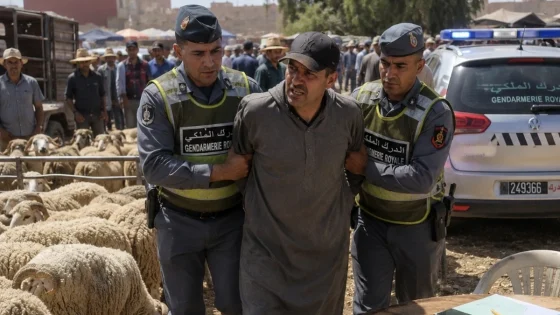 توقيف “شناق” بأولاد دحو بعد تورطه في المضاربة داخل رحبة الأضاحي