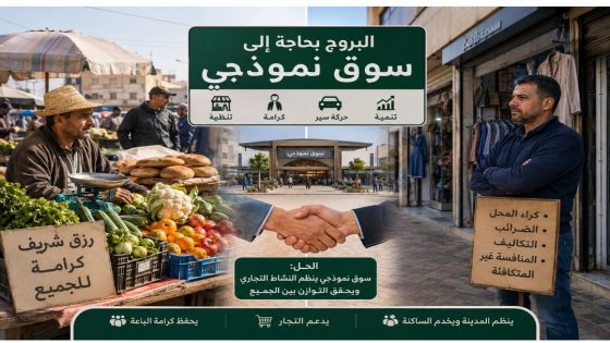 سوق نموذجي بالبروج.. مشروع مؤجل ينتظره الباعة والتجار على حد سواء