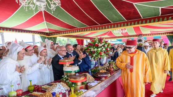 جلالة الملك يترأس بالمضيق حفل استقبال بمناسبة عيد العرش المجيد