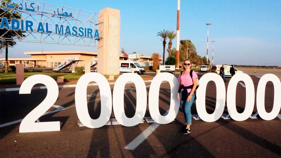 مطار أكادير المسيرة يتجاوز مليوني مسافر خلال سبعة أشهر ويعزز موقعه وطنيا