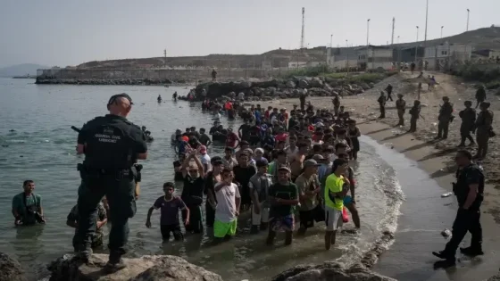 سبتة.. إخلاء شاطئ من مئات المهاجرين وسط جدل حول إعادة القاصرين إلى المغرب