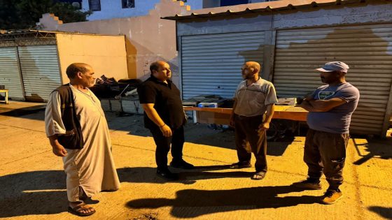 رشيد المعيفي يتفقد السويقة بحي النور بتراست استعدادا لإطلاق مشروع التأهيل